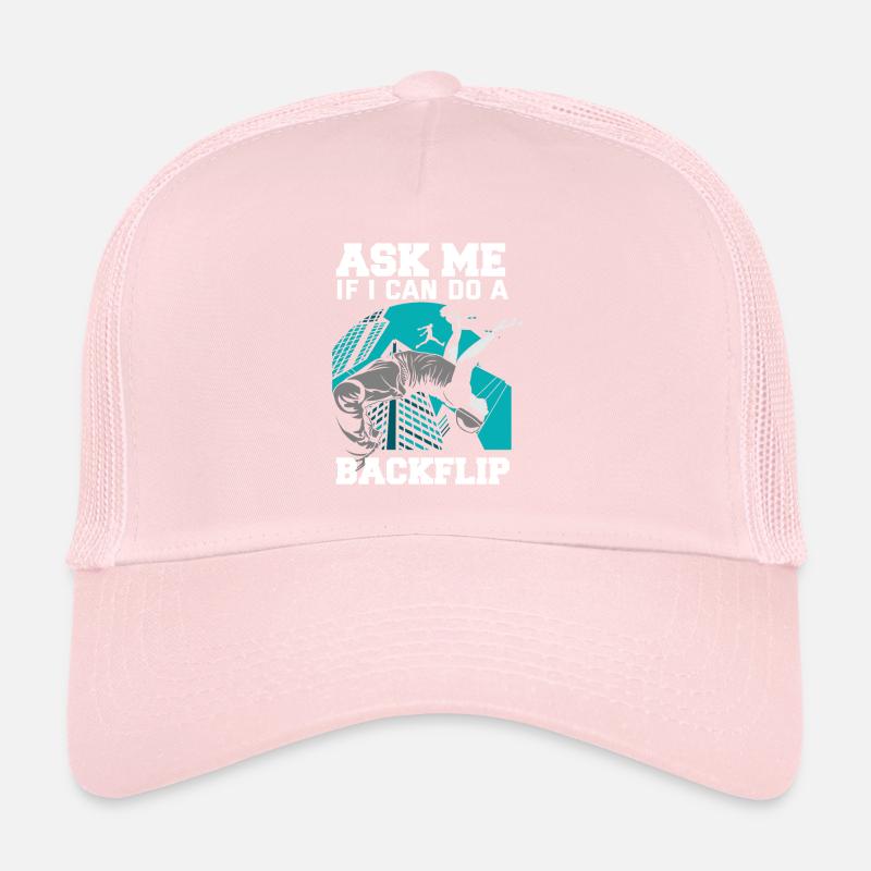 Funny Parkour Runner Freerunner Gift Trucker Cap