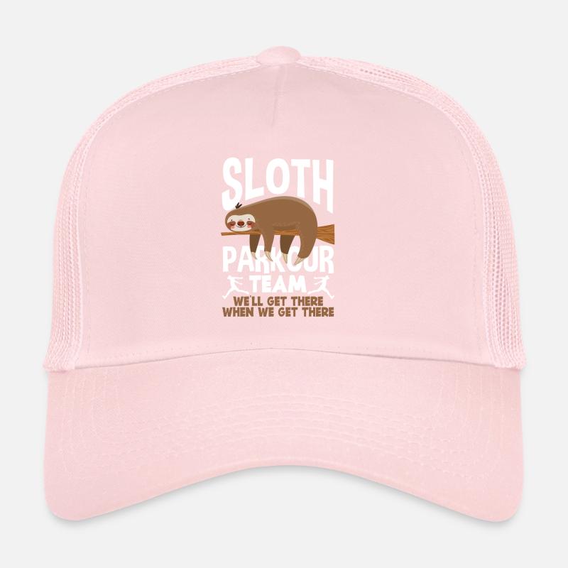 Funny Parkour Runner Freerunner Gift Trucker Cap