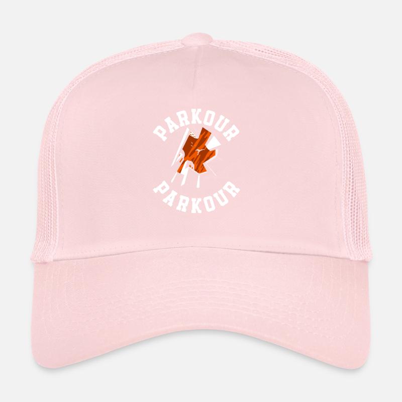 Funny Parkour Runner Freerunner Gift Trucker Cap