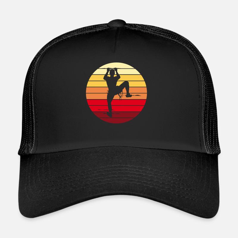 Klettern Bergsteigen Retro Vintage Geschenk Trucker Cap