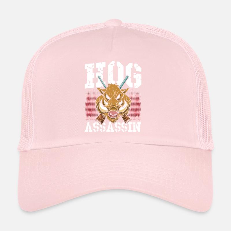 Hog Assassin Hog Hunting Wild Boar Hunter Casquette trucker 
