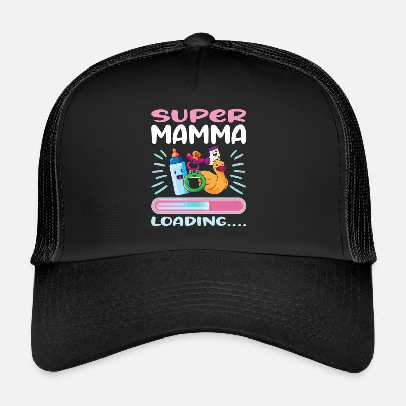 Super Mamma Loading... Trucker Cap