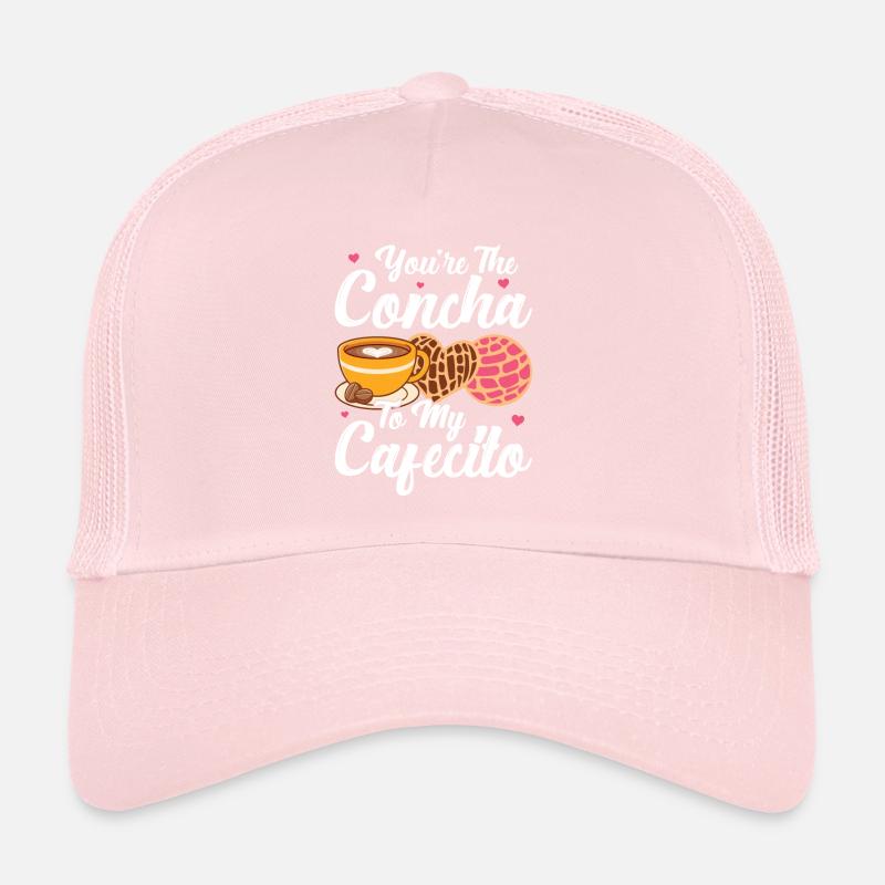 Pan dulce de Cafecito y Chisme Concha Casquette trucker 