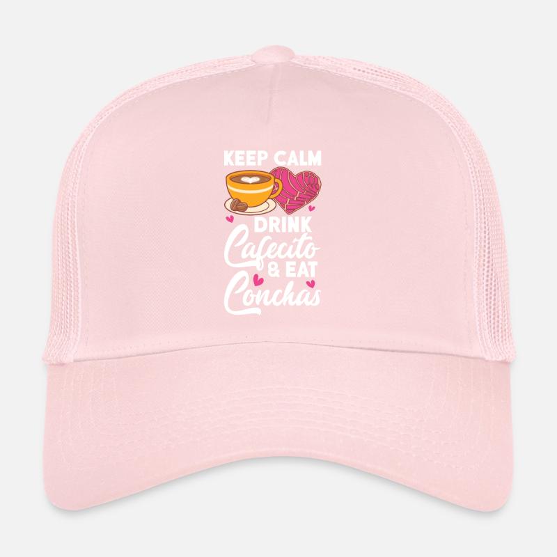Pan dulce de Cafecito y Chisme Concha Casquette trucker 