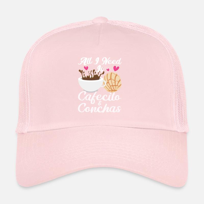 Pan dulce de Cafecito y Chisme Concha Casquette trucker 