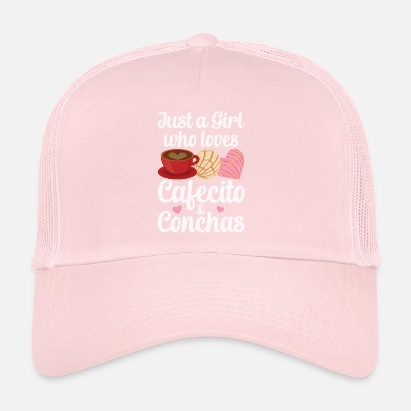 Pan dulce de Cafecito y Chisme Concha Casquette trucker 