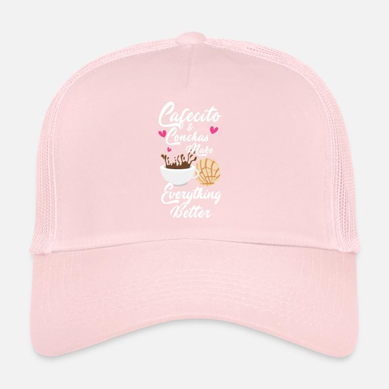 Pan dulce de Cafecito y Chisme Concha Casquette trucker 