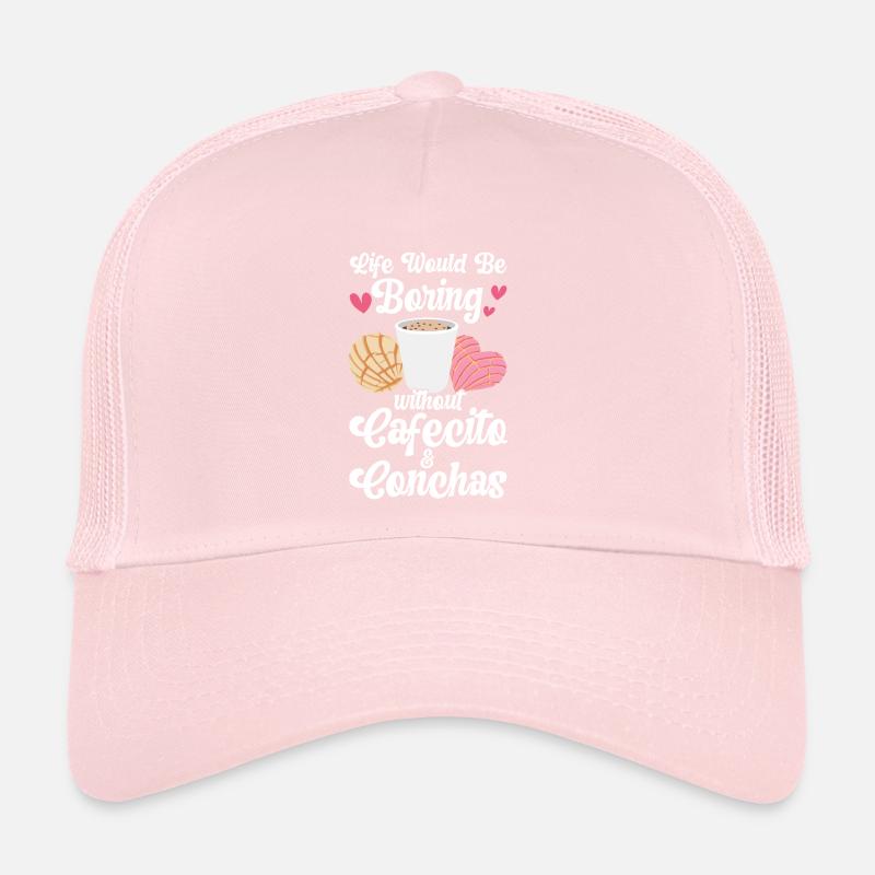 Pan dulce de Cafecito y Chisme Concha Casquette trucker 