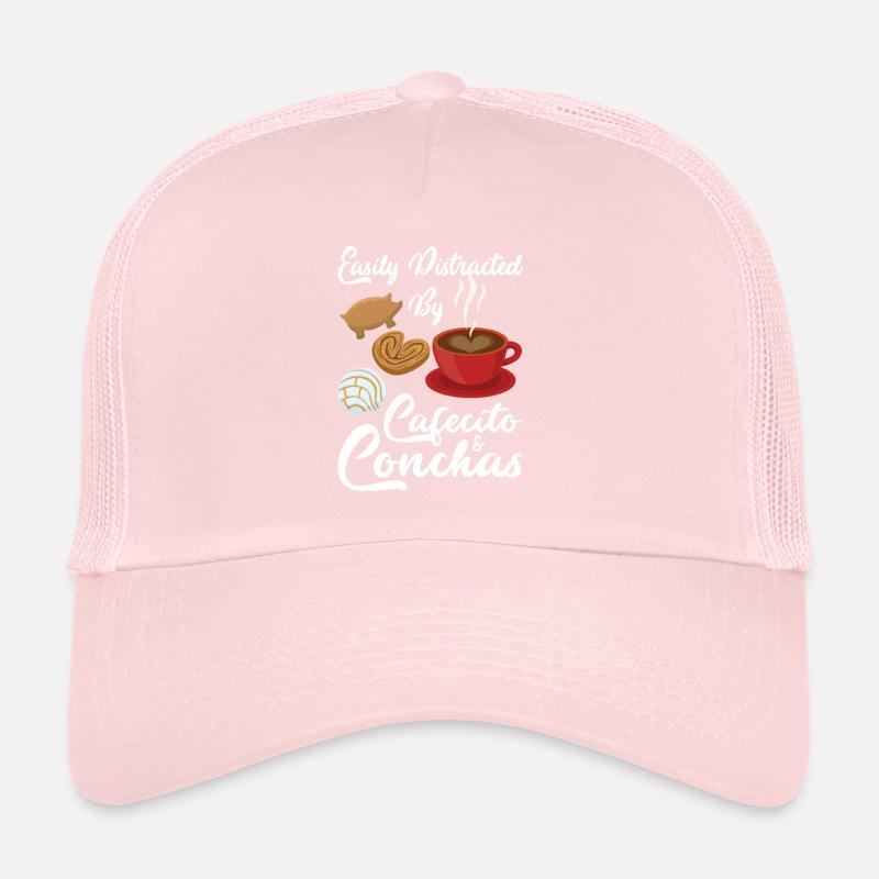 Pan dulce de Cafecito y Chisme Concha Casquette trucker 