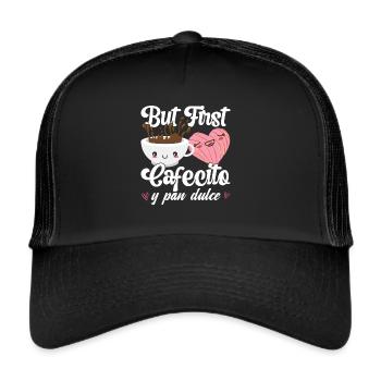 Cafecito y Chisme Concha's Pan dulce - Trucker Cap - black/black - Front