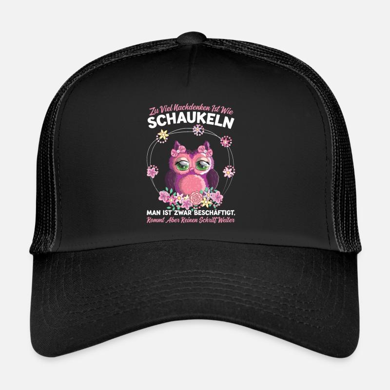 Eule Vogel Eulen Fans Geschenk Trucker Cap