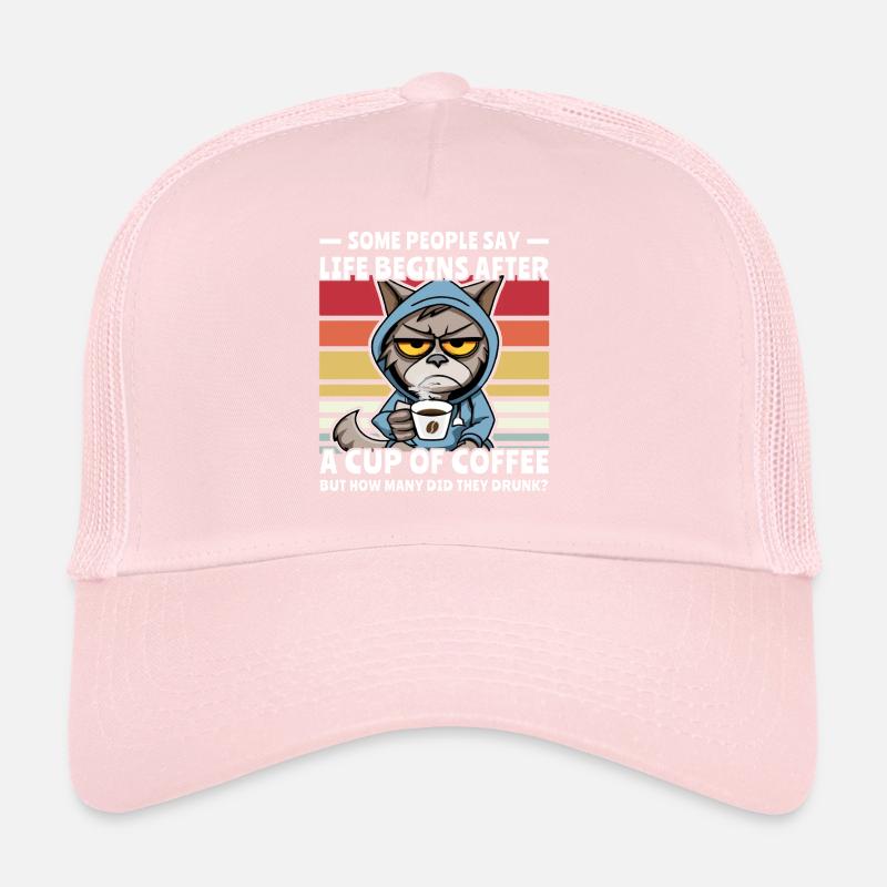 Café Retro Cat Casquette trucker 