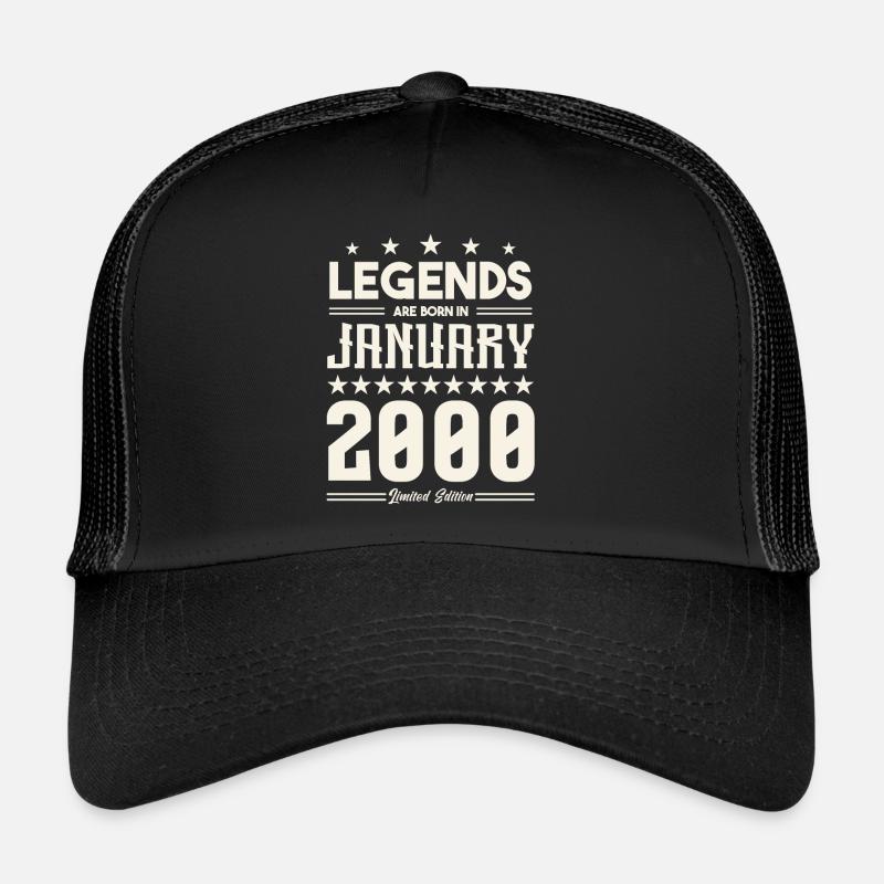 Gift legend January 2000. Gift January 2000. Trucker Cap