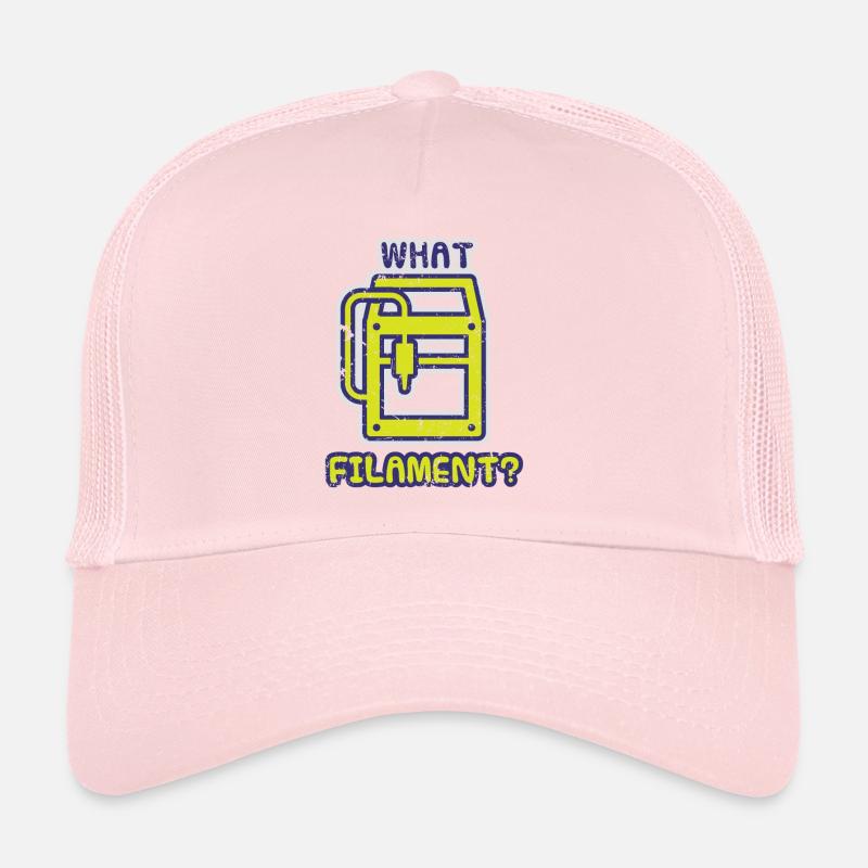 What Filament? PLA 3D Printing 3D Printer Trucker Cap