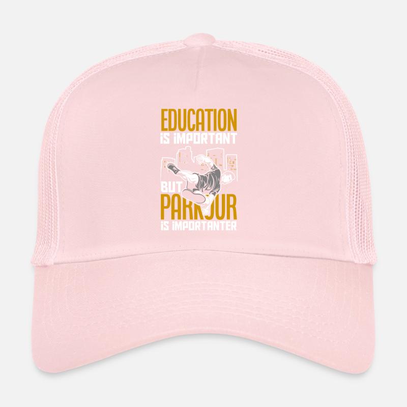 Funny Parkour Runner Freerunner Gift Trucker Cap