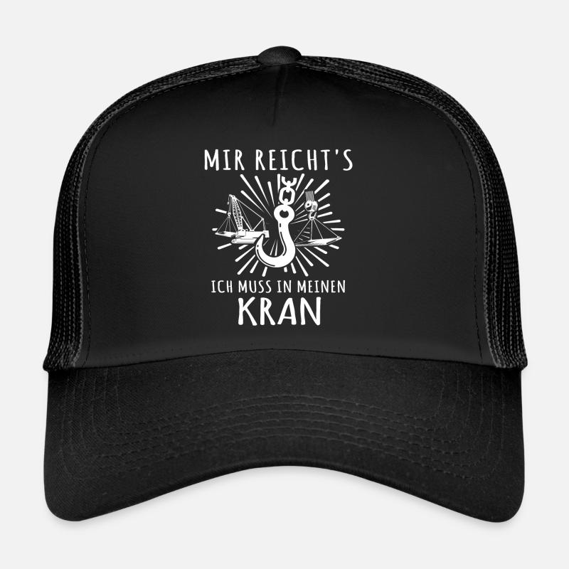 Kranführer Kran Kranfahrer Trucker Cap