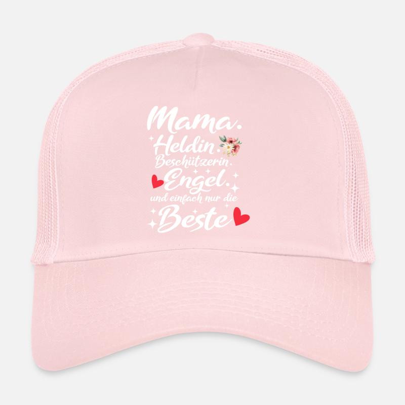 Mama Muttertag Spruch Lieblingsmama Heldin Engel Trucker Cap