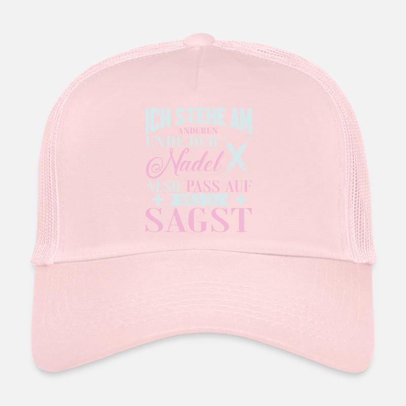 Witziger Sei Nett Zu Mir Krankenschwester Trucker Cap