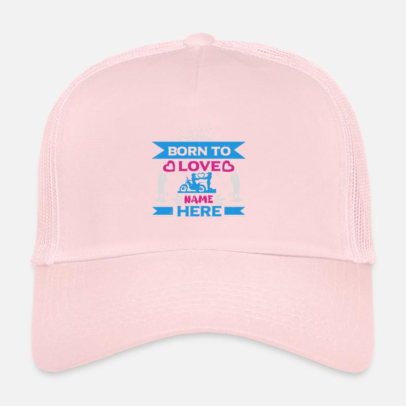 NÉ POUR AIMER LE NOM ICI Casquette trucker 