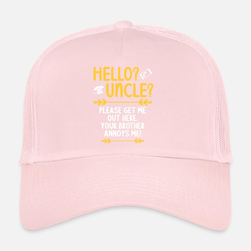 Bonjour Oncle s’il vous plaît sortez-moi d’ici Casquette trucker 