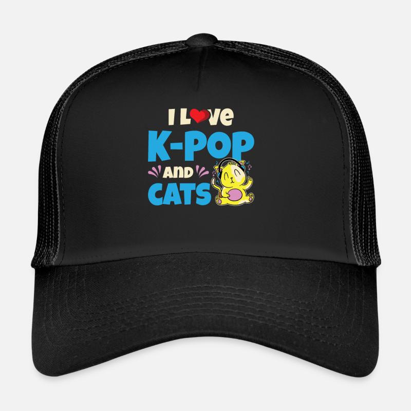 J’adore la K-Pop | Anime | Corée du Sud | Musique pop Casquette trucker 