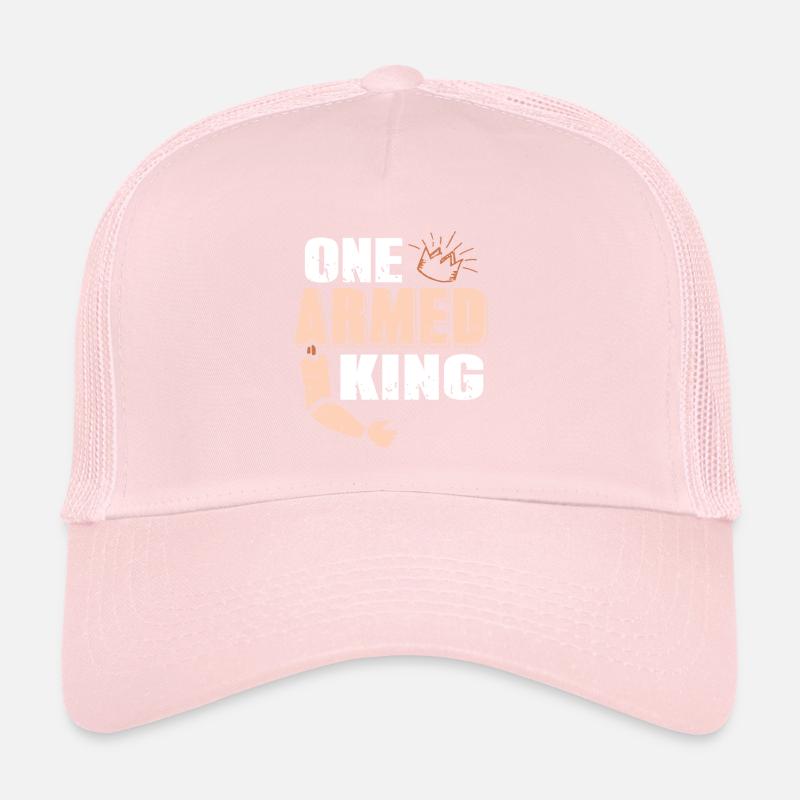 One Armed King Retro Funny Prosthesis Prosthetic Trucker Cap