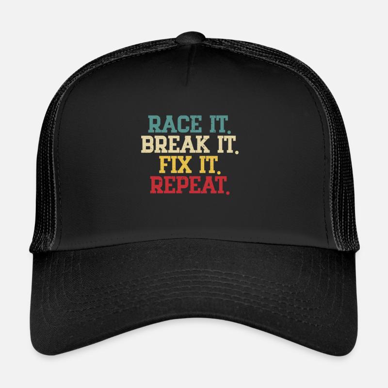 Faire du karting Casquette trucker 