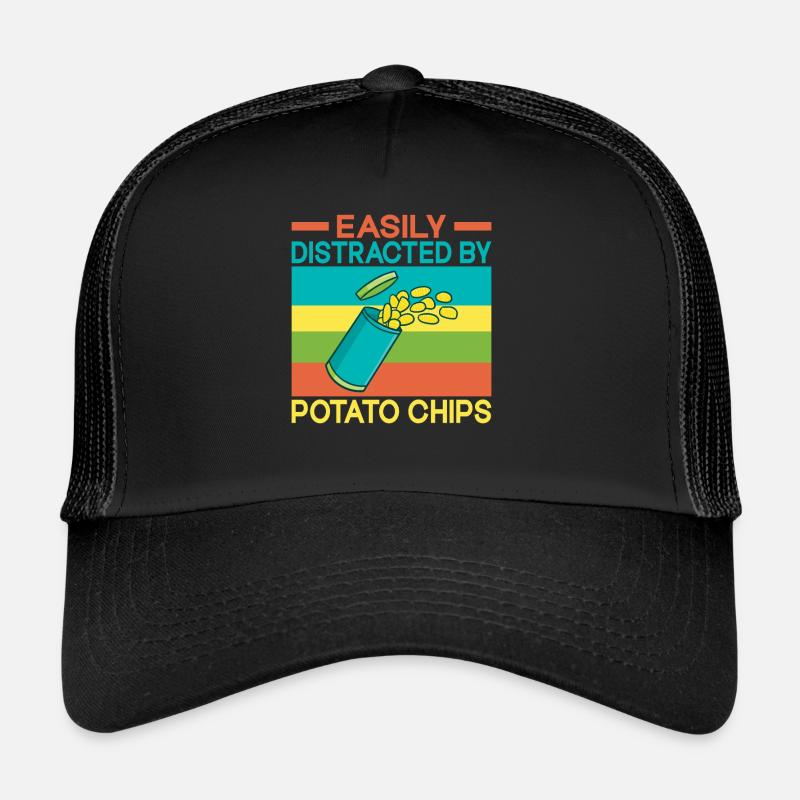 Kartoffelchips Geschenk Trucker Cap