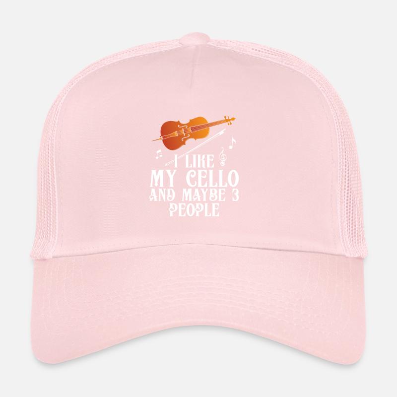 Violoncelle -Instrument de musique Casquette trucker 