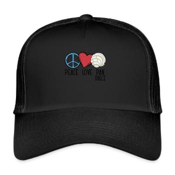 Conchas Pan dulce Latina Spanish - Trucker Cap - black/black - Front