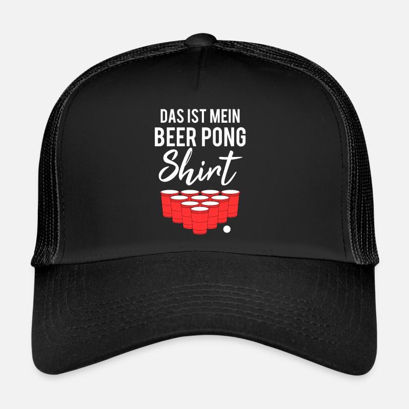 Beer Pong Bier Pong Lustiger Spruch Geschenk Trucker Cap