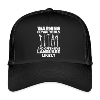 Roofer - Roof house repairs - Trucker Cap - black/black - Front