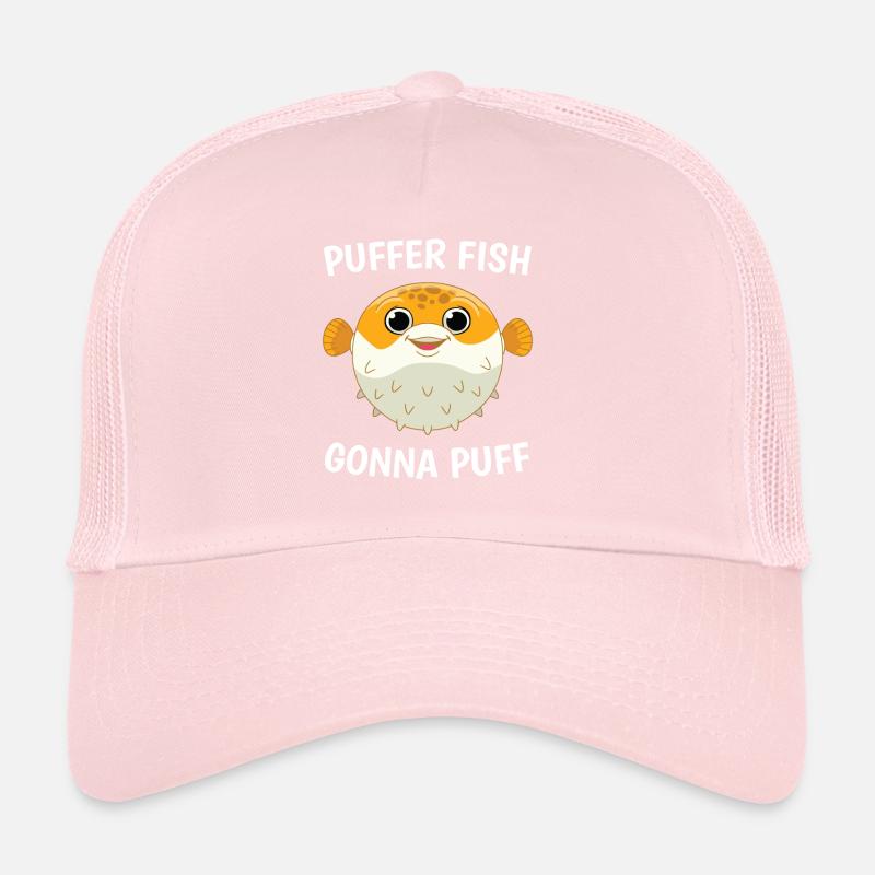 aller à Puffer Fish Fish Sea Casquette trucker 
