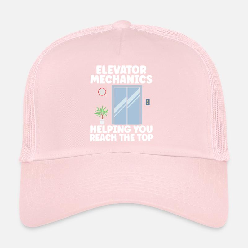 La mécanique d’ascenseur vous aide à atteindre le sommet Casquette trucker 