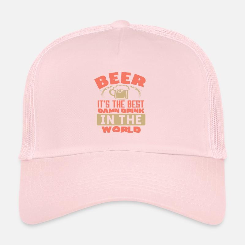 BIÈRE C’EST LA MEILLEURE BOISSON AU MONDE Casquette trucker 