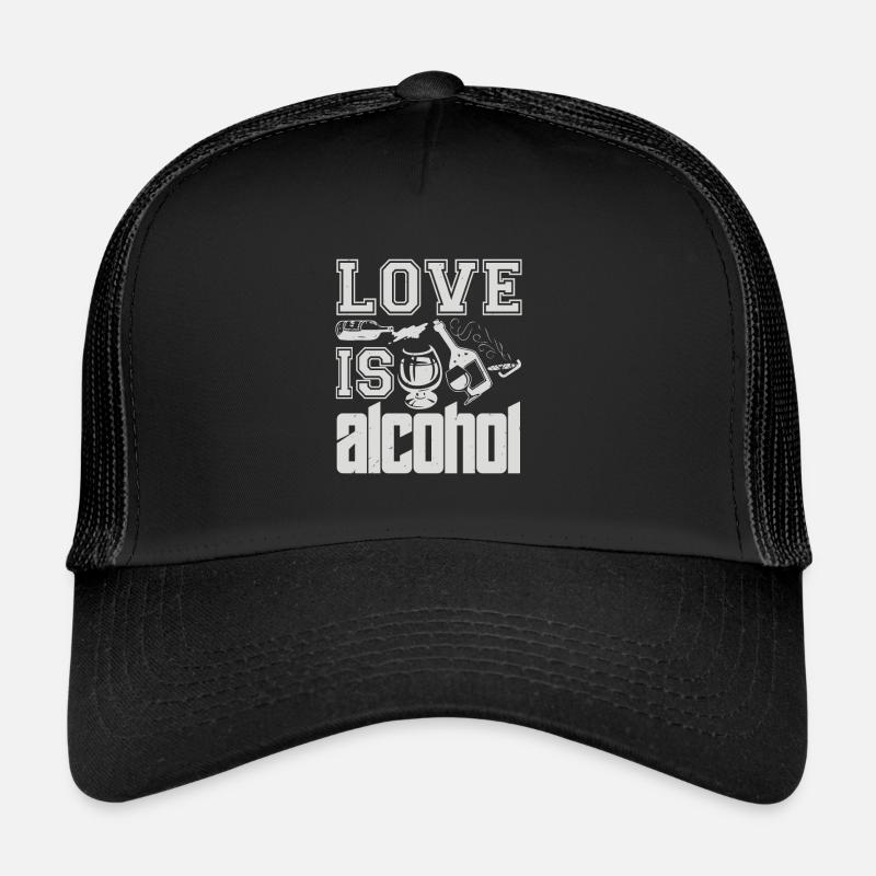 LIEBE SI ALKOHOL Trucker Cap