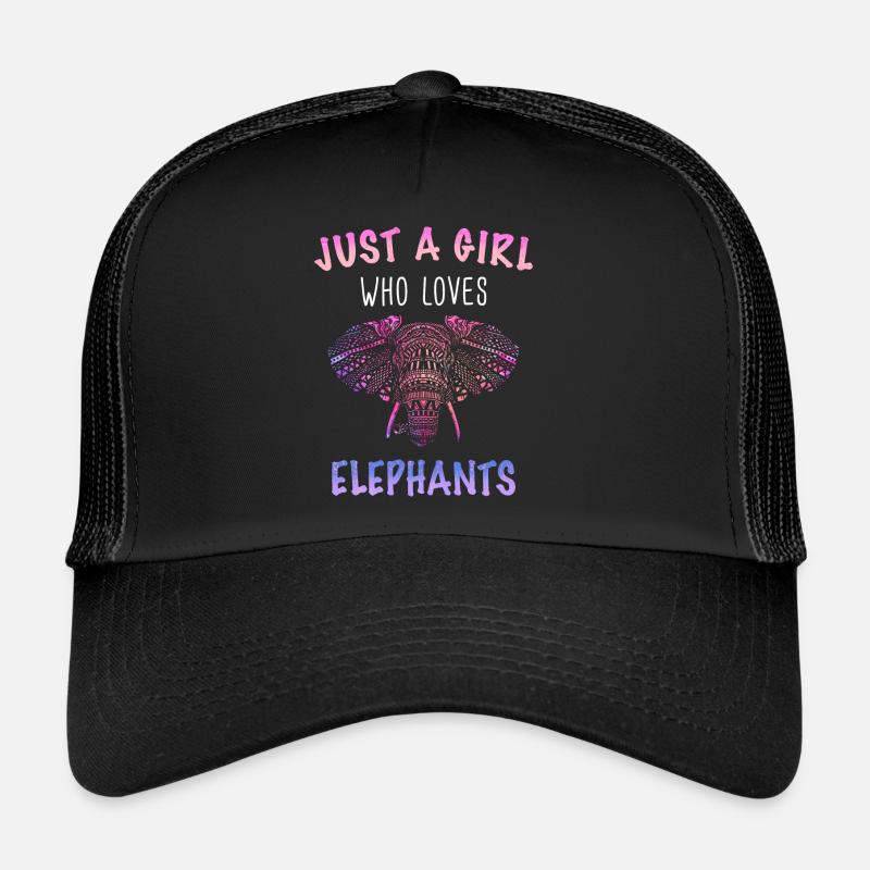 Elefant Tier Elefanten Zoo Trucker Cap