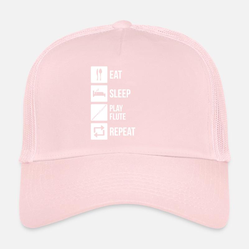Flute Flute player Flutist Trucker Cap