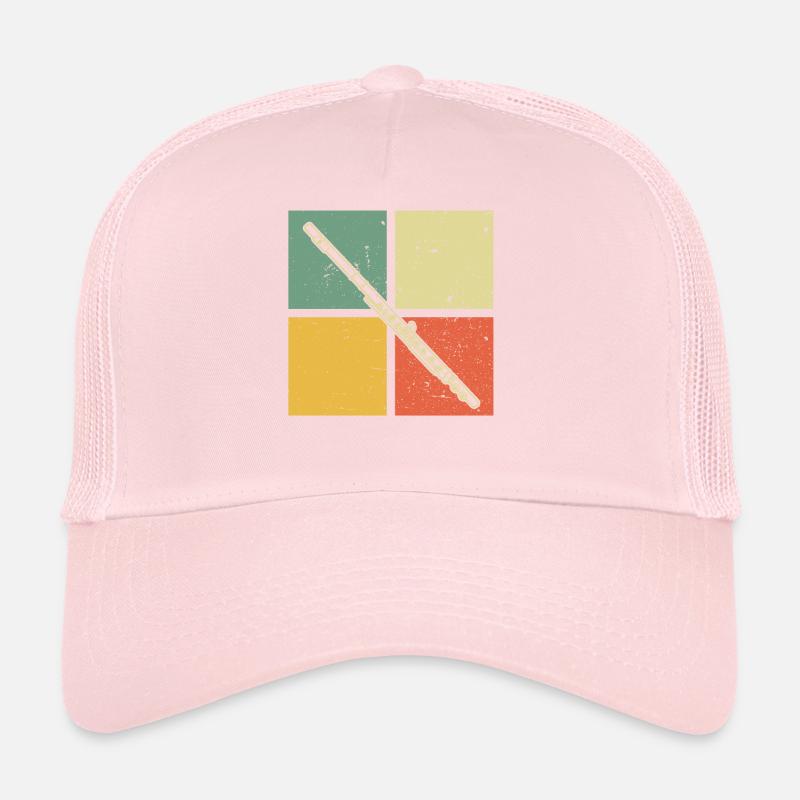 Flute Flute player Flutist Trucker Cap