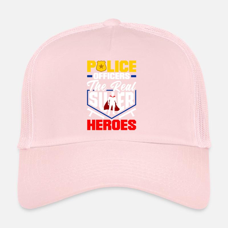 Real Heroes Father’s Day Design pour Policeman Casquette trucker 
