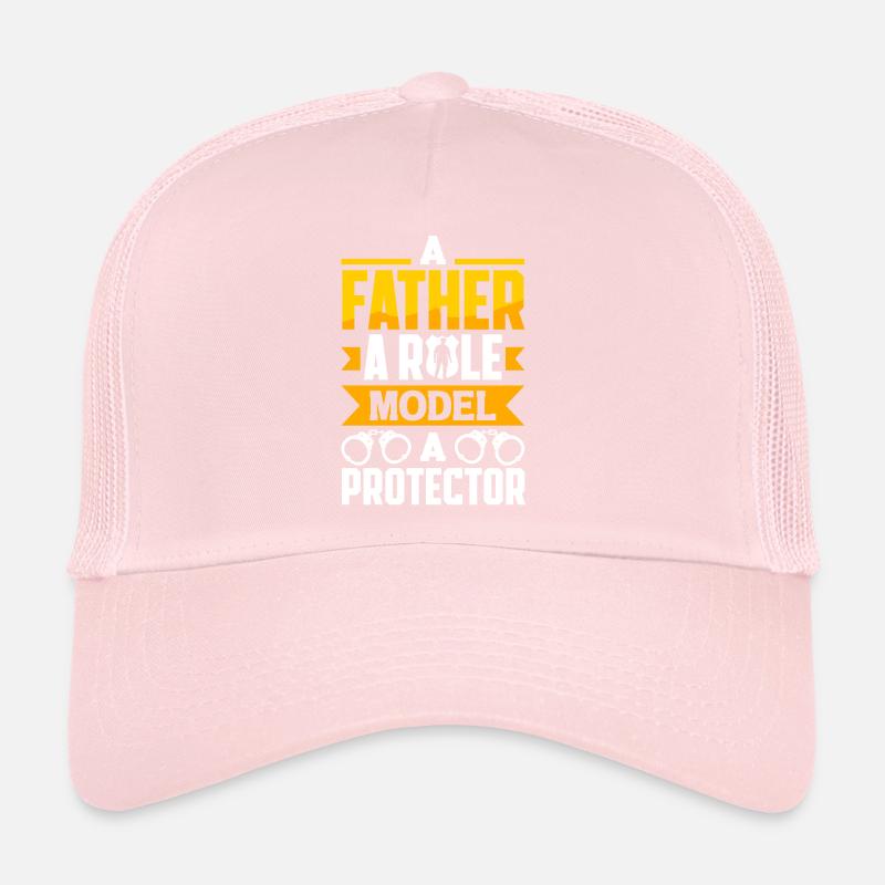 Father Role Model Protector Father's Day Design Trucker Cap