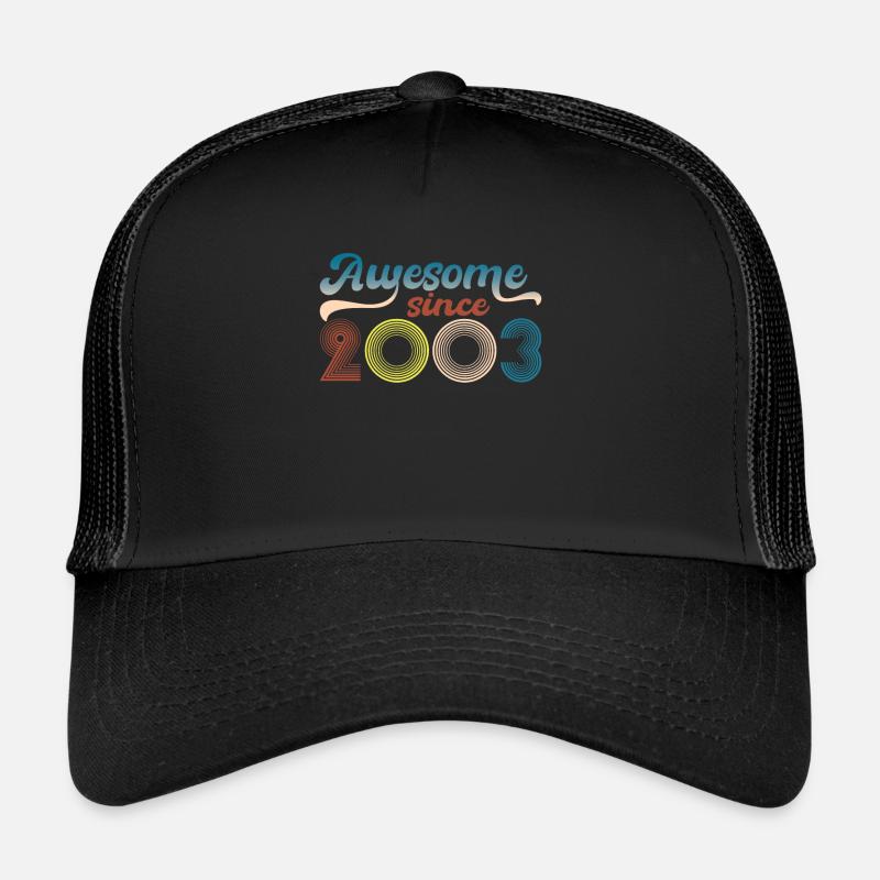 Fantastisch Seit 2003 Retro 19. Bitrthday Trucker Cap