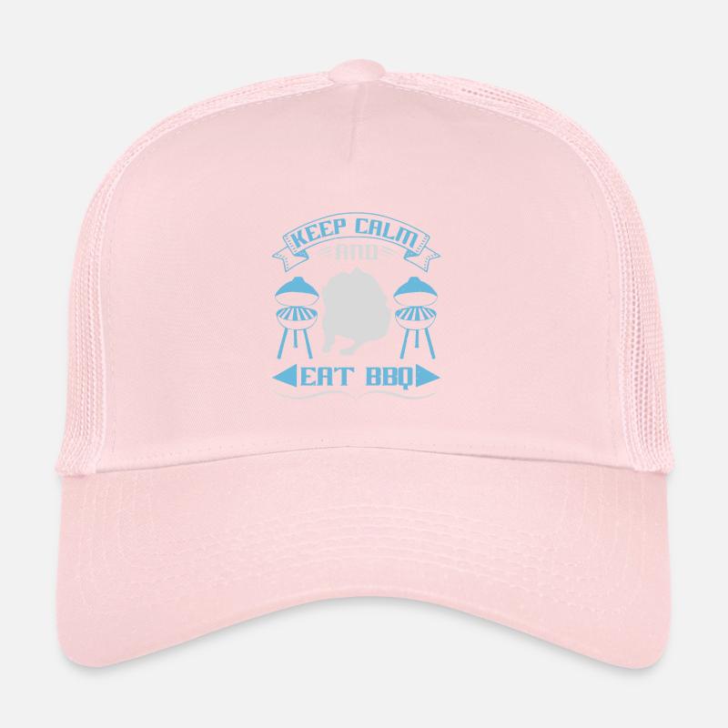 KEEP CALM AND EAT BBQ Trucker Cap