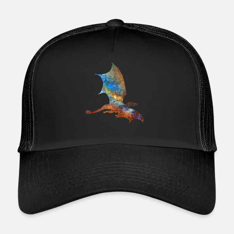 Farbiger Drache Trucker Cap