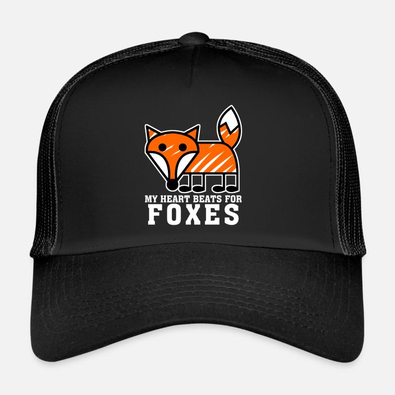 Fox saying with red fox Trucker Cap