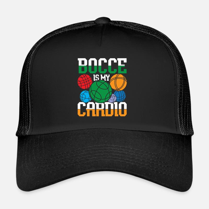 Petanque Petanque Boccia Bocce Boule für einen Trucker Cap