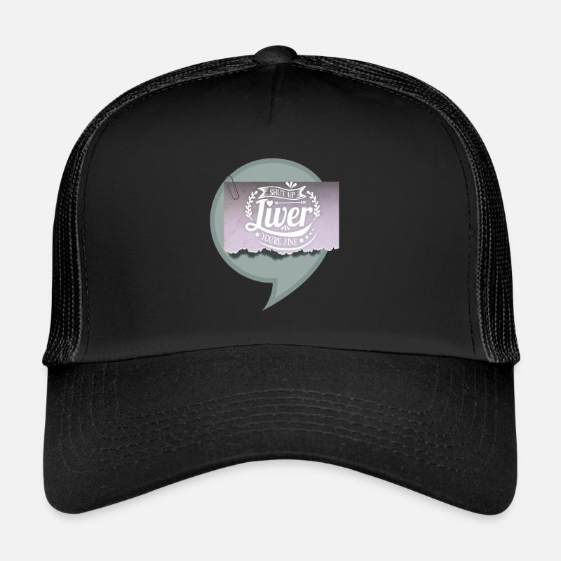Alkohol, lustiger Leber Spruch Biertrinker Trucker Cap