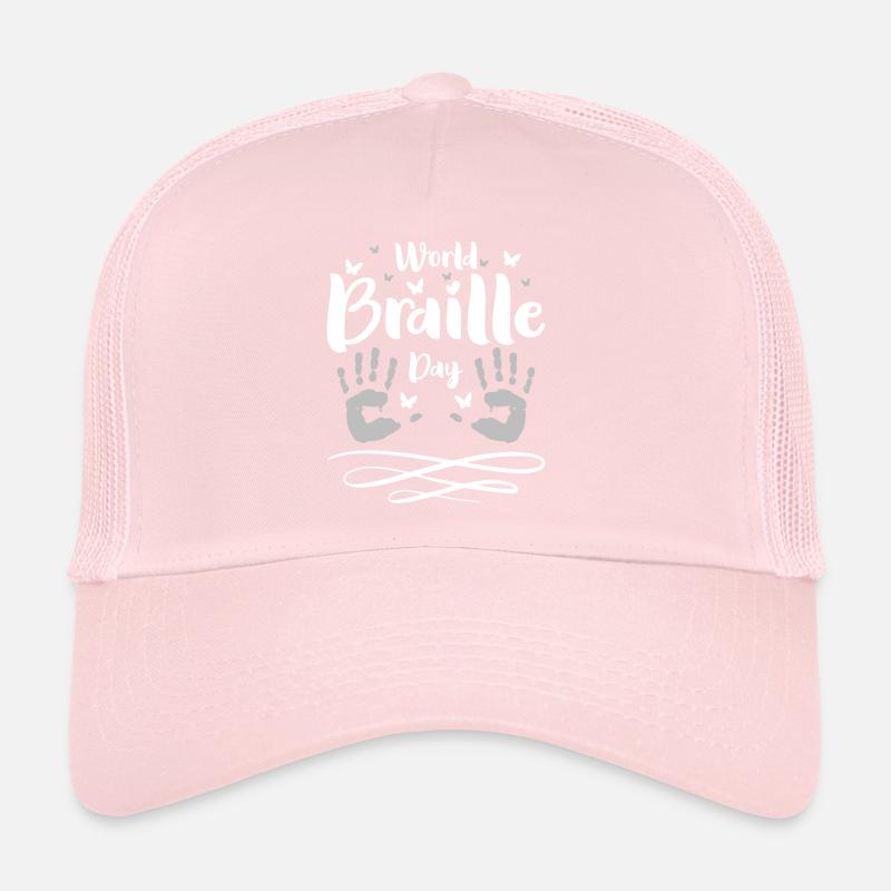 World Braille Day Shirt Geschenk Trucker Cap