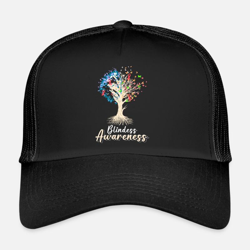 Blindess Awareness Trucker Cap