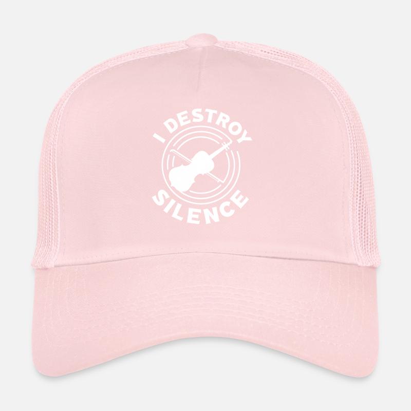 Violoniste de violon I Destroy Silence Casquette trucker 